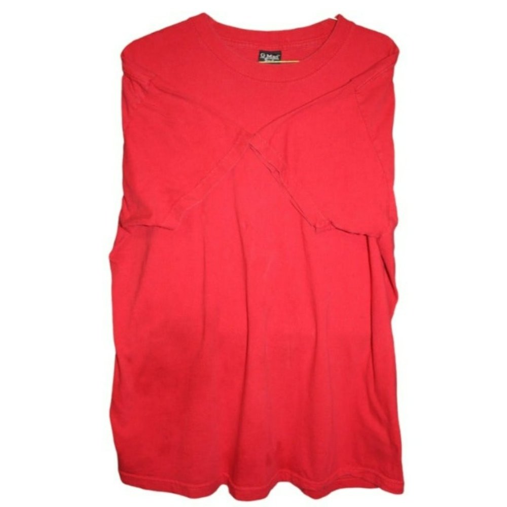 G man Sport Women's Red Short Sleeve Blouse/ Size: XL - Picture 3 of 8